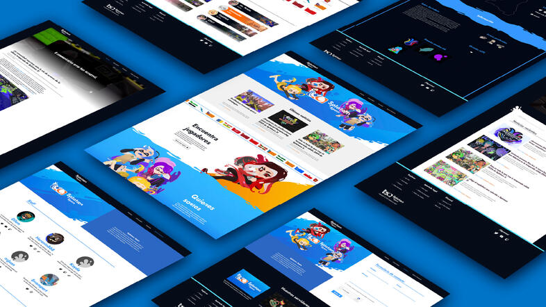 Web pages mockup