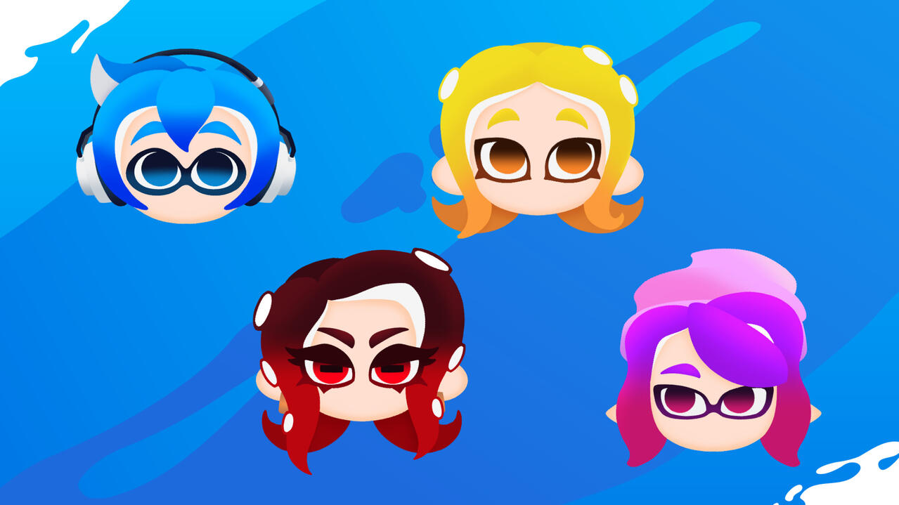 Splatoon Spain Mascot Icons